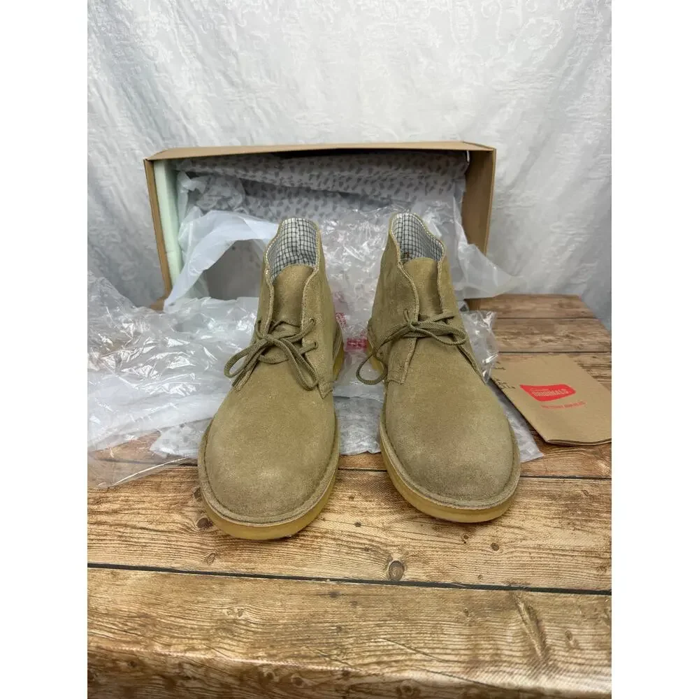 Clarks Originals Men’s Desert Boot Tan/Sand Suede Chukka Boots Lace Up Size 9